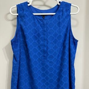 Women’s Blue Lined Talbots Shell Size 2X